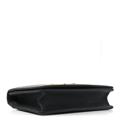 Prada Saffiano Flap Card Holder Black 4 of 7