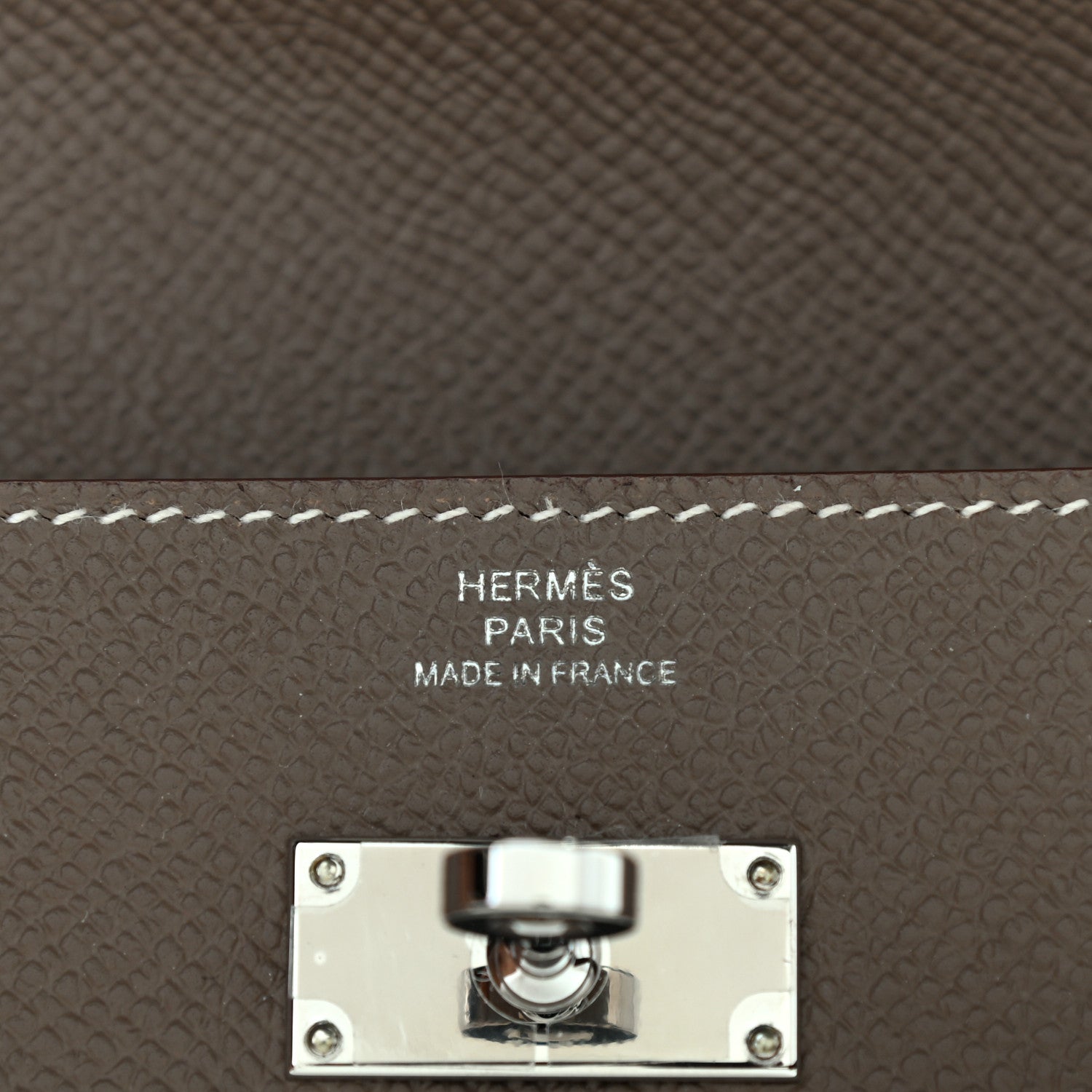 Hermes Epsom Kelly Longue Wallet Etoupe 6 of 7