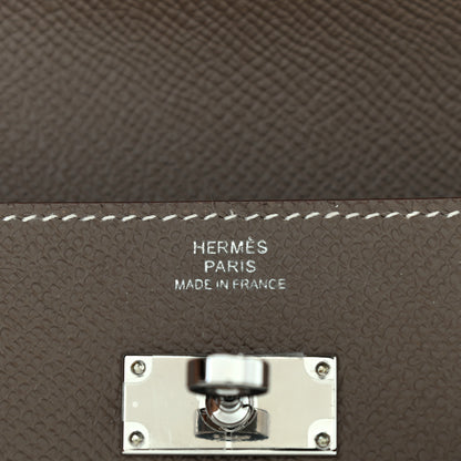 Hermes Epsom Kelly Longue Wallet Etoupe 6 of 7