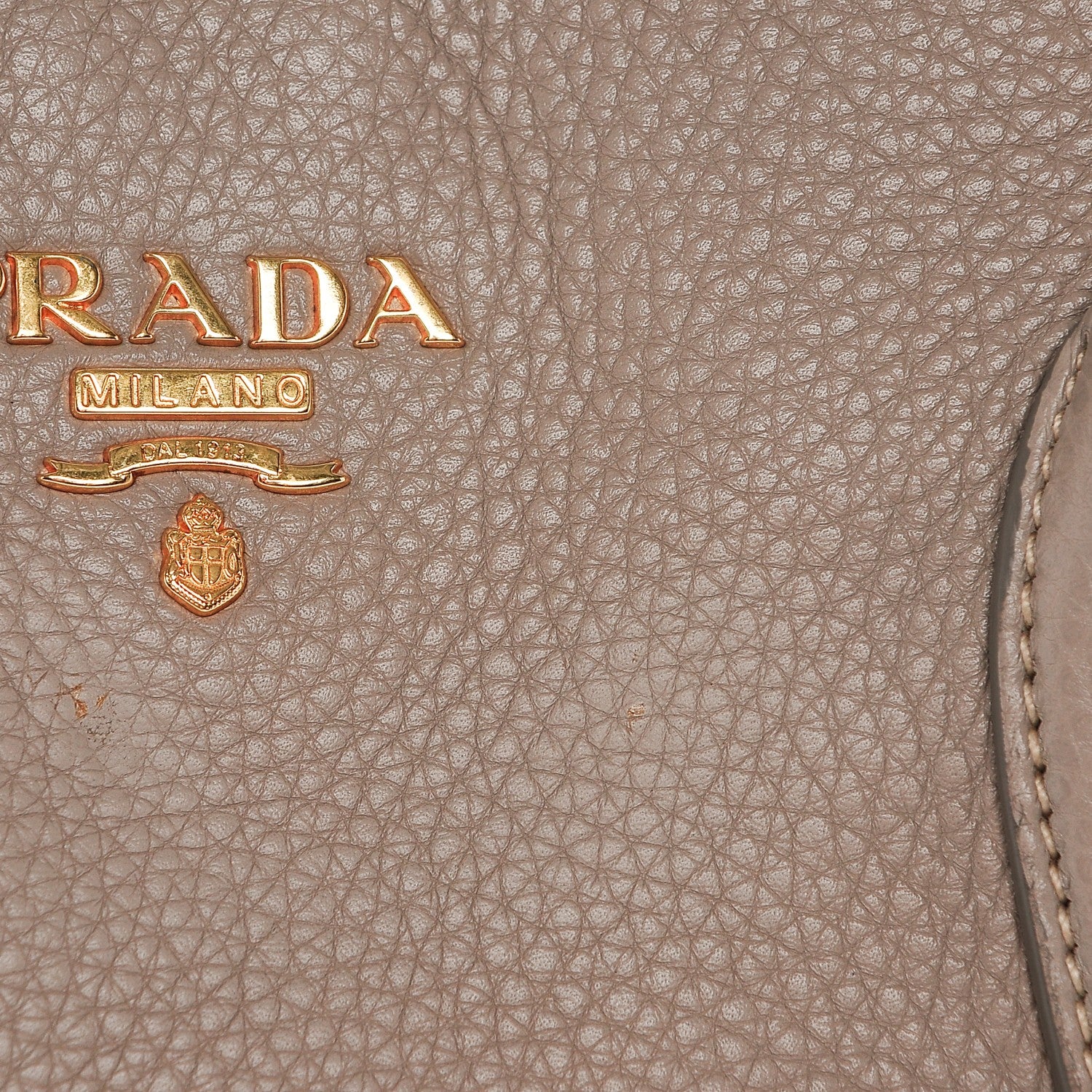 Prada Vitello Daino Shopping Tote Pomice 9 of 13