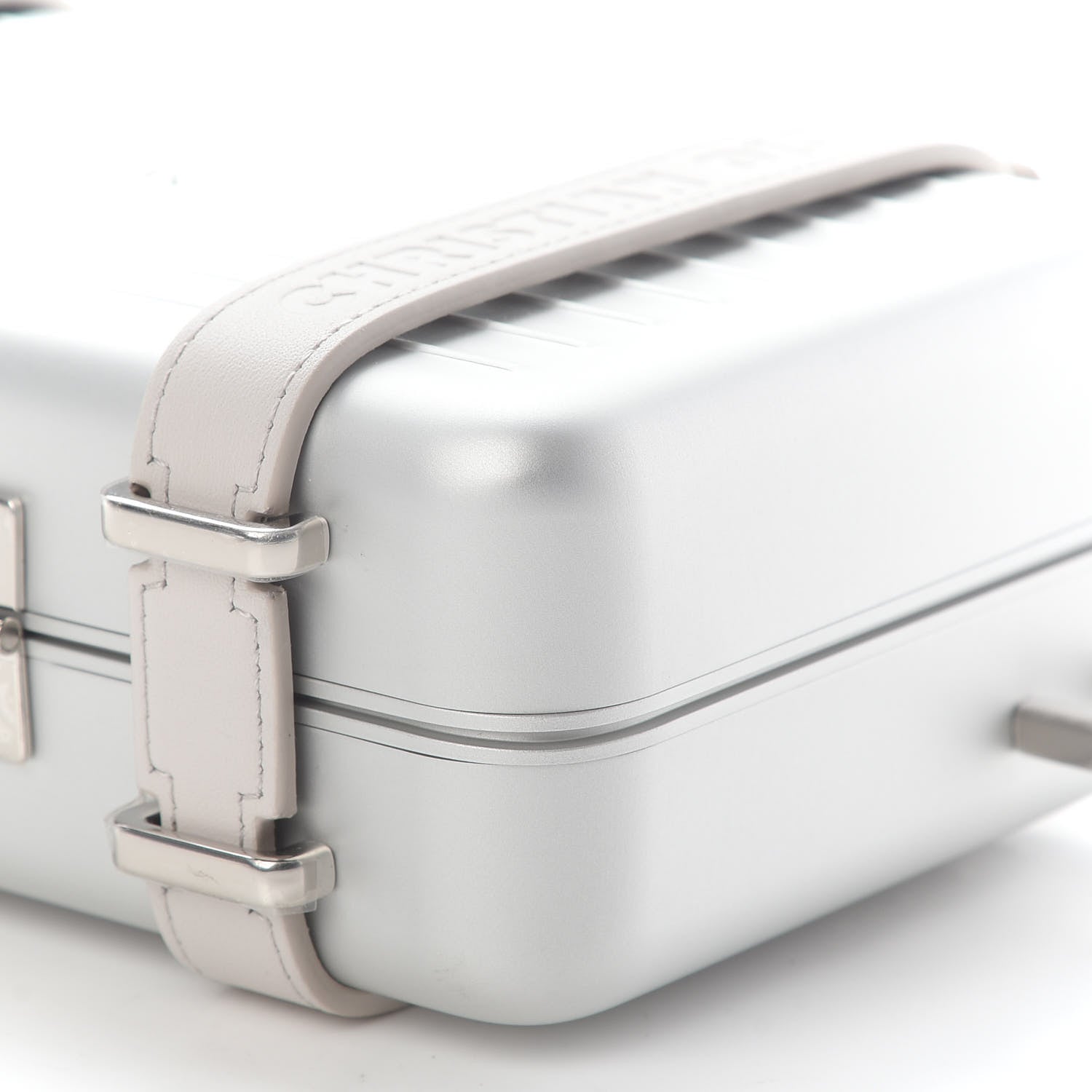 Christian Dior X RIMOWA Aluminum Personal Clutch On Strap Silver 8 of 8