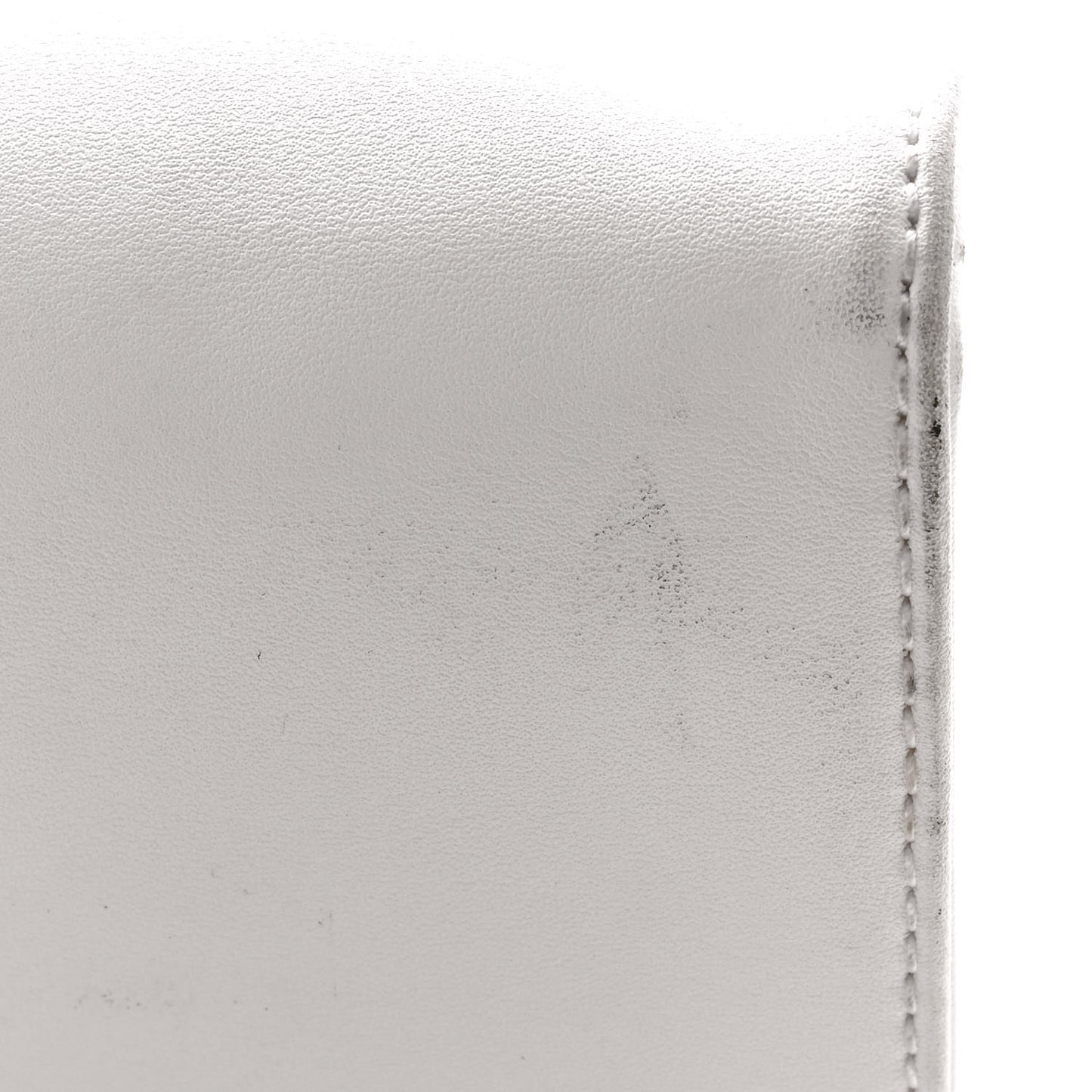 Vegan Leather Medium Shopping Bag White