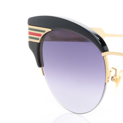 Gucci Glitter Cat Eye Sunglasses GG0283S Black 7 of 8