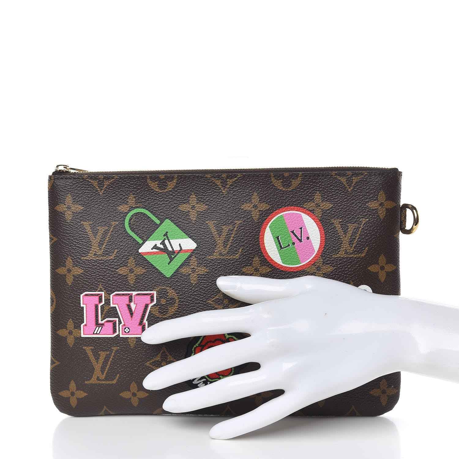 Louis Vuitton Monogram Travel Stickers City Pouch 2 of 6