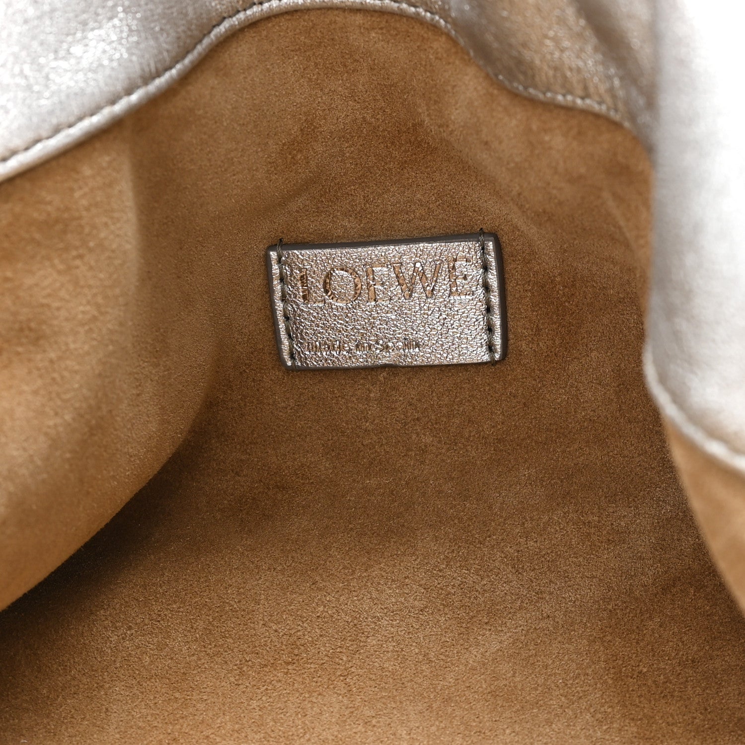 Loewe Metallic Nappa Donut Chain Flamenco Knot Silver 6 of 10