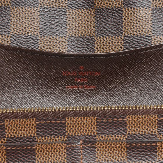 Damier Ebene Emilie Wallet