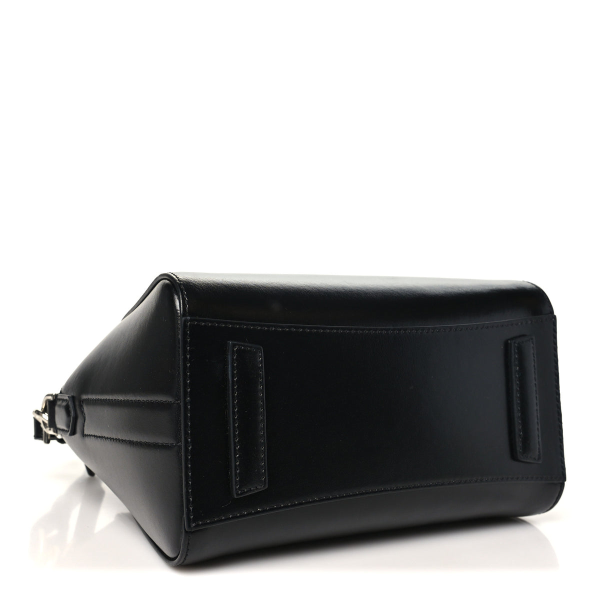 Shiny Lord Calfskin Mini Antigona Black