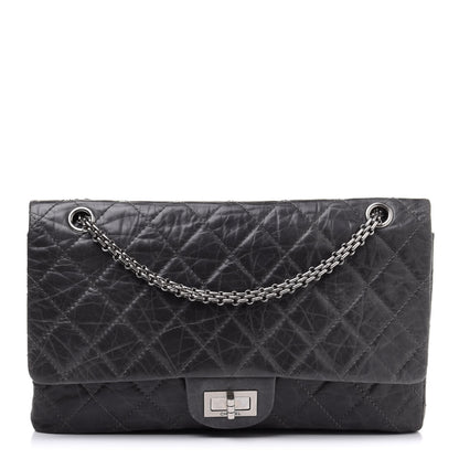 Chanel Aged Calfskin Quilted 50th Anniversary 2.55 Reissue 227 Flap Grey 1 of 16