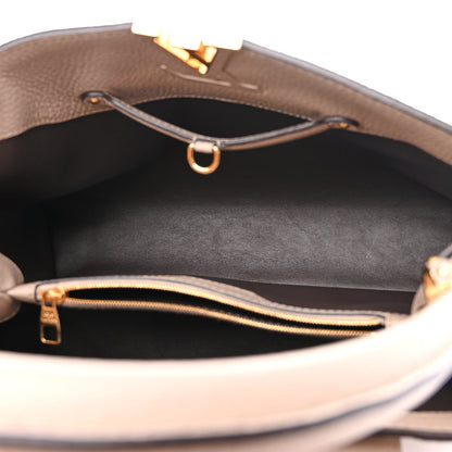 Louis Vuitton Taurillon Capucines MM Galet 6 of 11