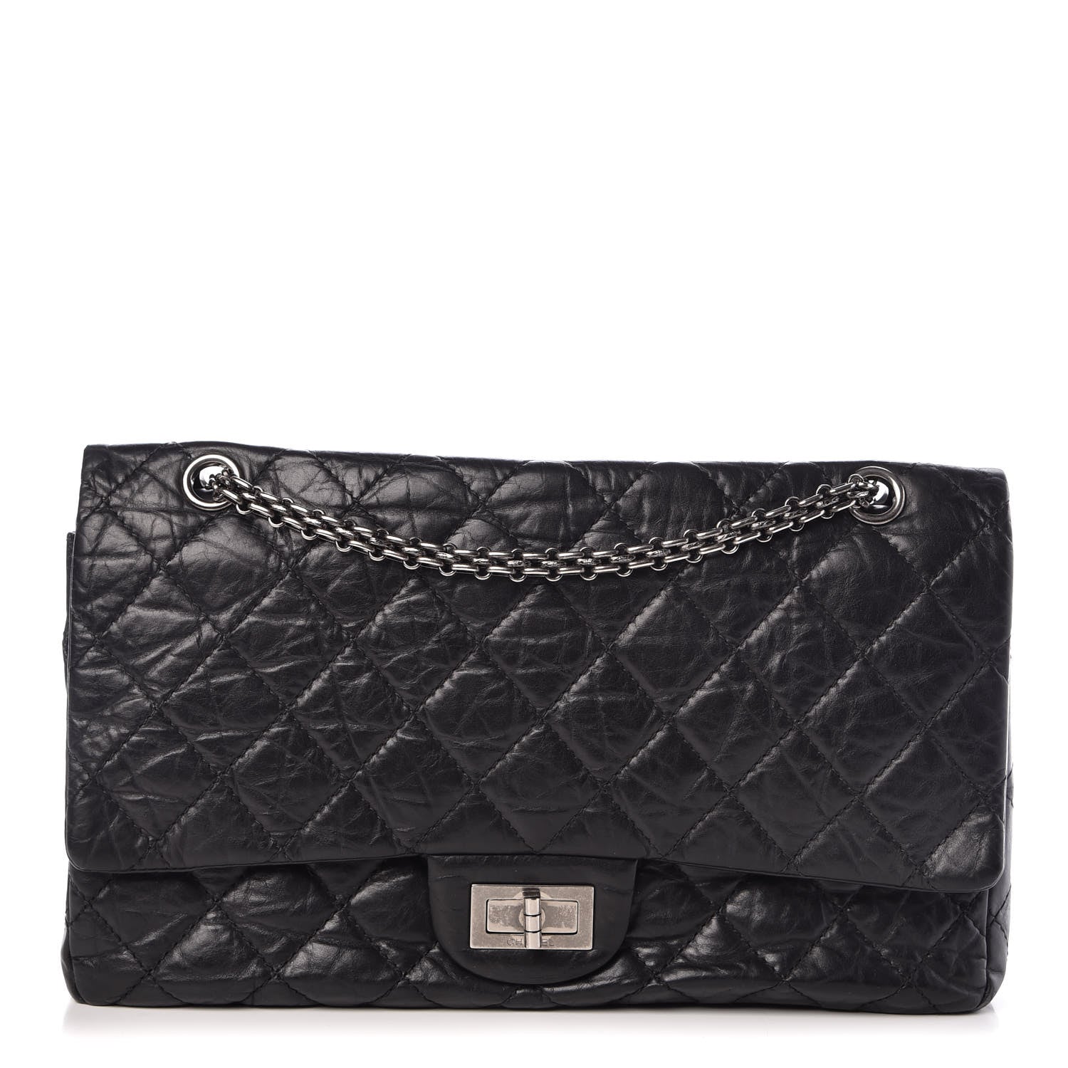 Chanel Aged Calfskin Quilted 2.55 Reissue 227 Flap Black 1 of 9