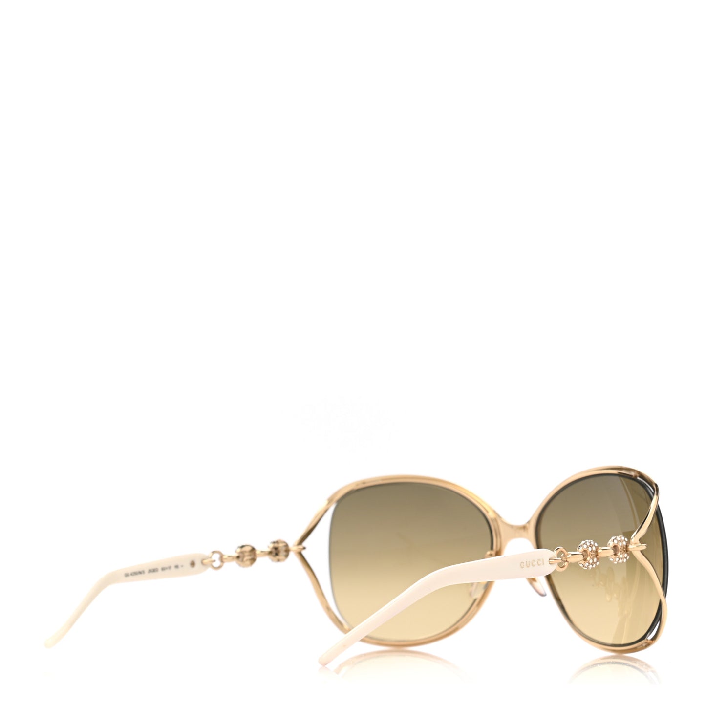 Crystal Marina Chain Sunglasses GG4250/N/S White