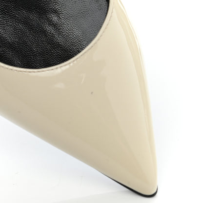 Saint Laurent Patent Opyum 100 Pumps 38.5 Neutro 7 of 12