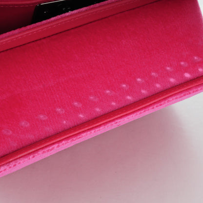 Chanel Velvet Quilted Small Boy Flap Fuchsia 8 of 8