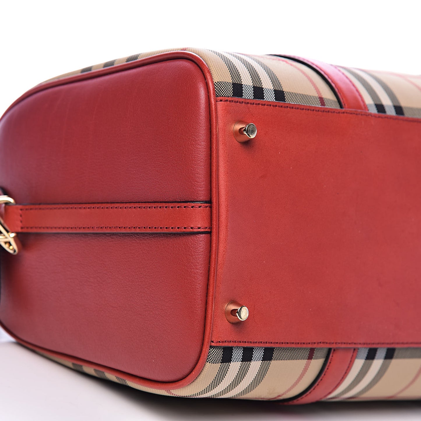 Horseferry Check Medium Alchester Bowling Bag Red