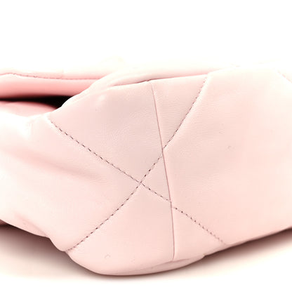 Chanel Lambskin Quilted Medium Chanel 19 Flap Light Pink 9 of 10