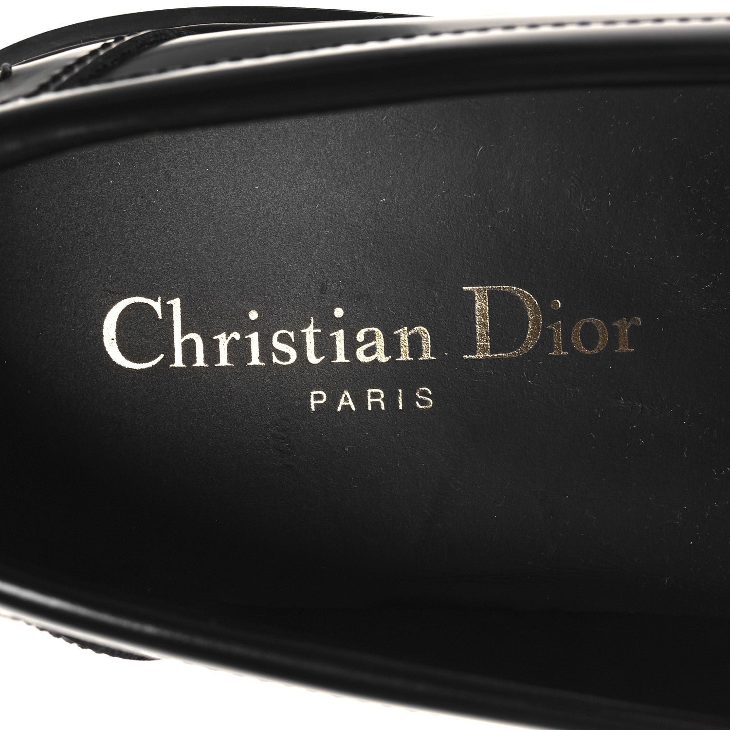 Christian Dior Brushed Calfskin Dior Code Lug Sole Platform 35mm Loafers 40 Black 8 of 8