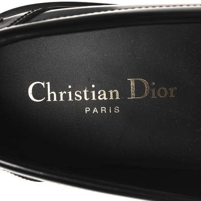 Christian Dior Brushed Calfskin Dior Code Lug Sole Platform 35mm Loafers 40 Black 8 of 8