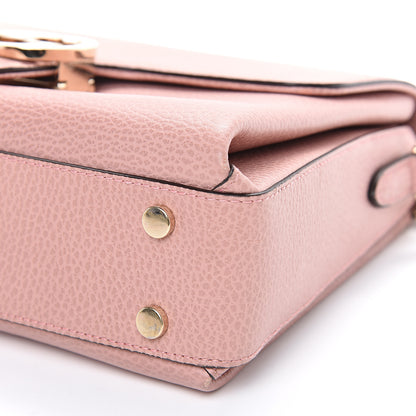 Gucci Dollar Calfskin Interlocking G Top Handle Shoulder Bag Soft Pink 8 of 9