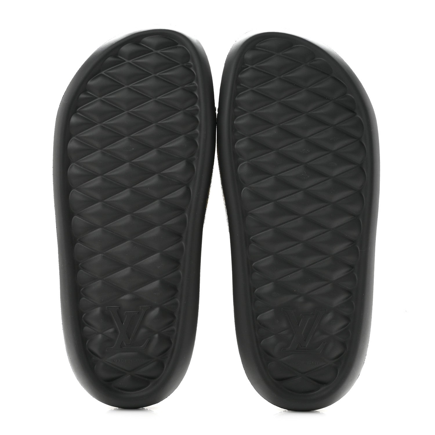 Louis Vuitton Rubber Monogram Mens Waterfront Mules 8 Macassar 6 of 10