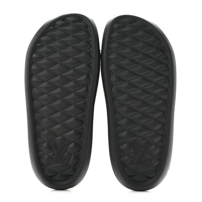 Louis Vuitton Rubber Monogram Mens Waterfront Mules 8 Macassar 6 of 10