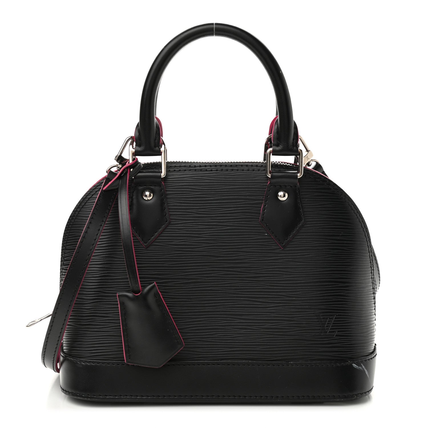 Louis Vuitton Epi Alma BB Black Hot Pink 1 of 10