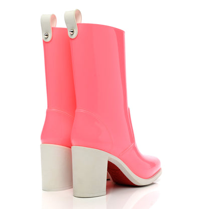 Christian Louboutin Recycled PVC Calfskin Loubirain 70 Boots 36 Pink 4 of 9