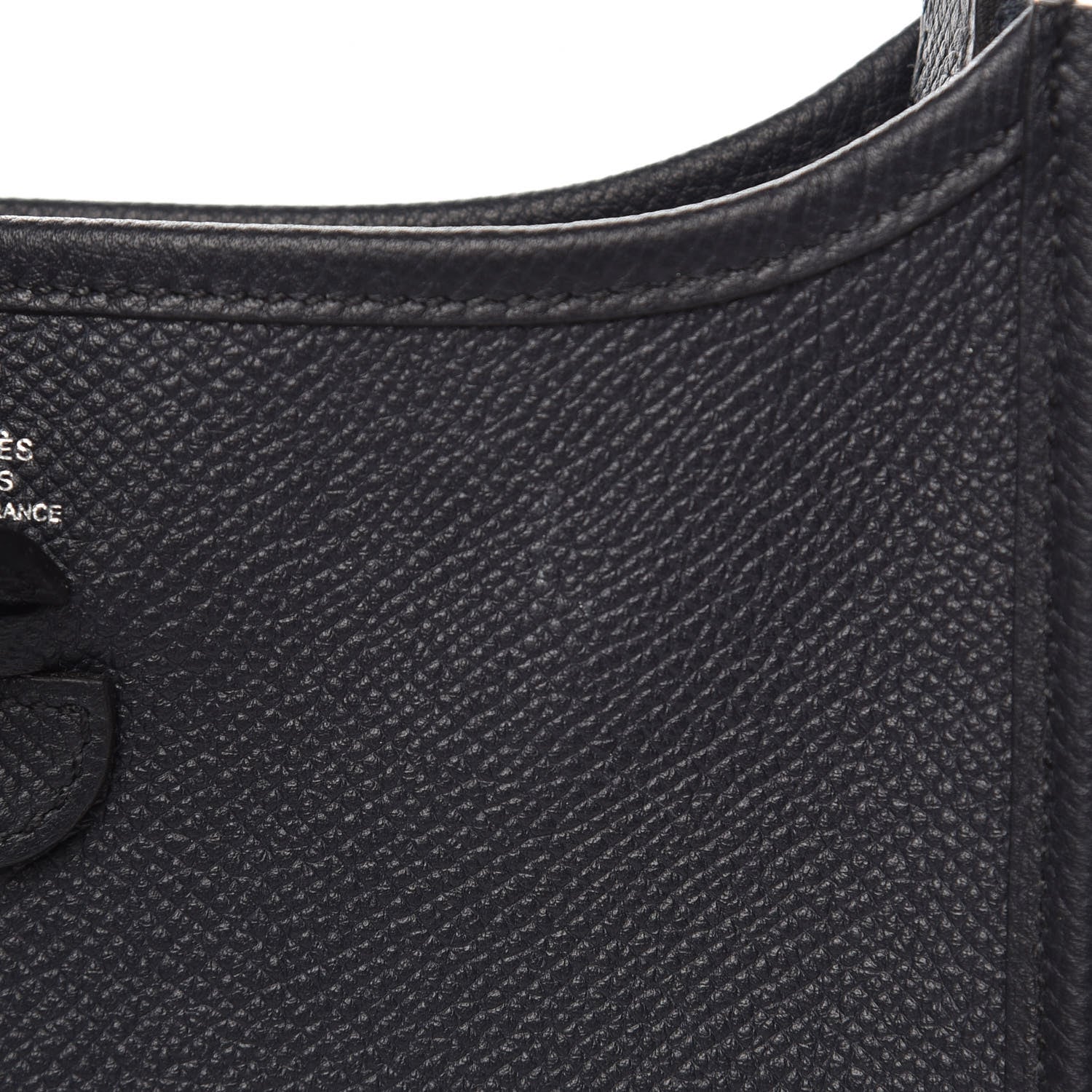 Hermes Epsom Amazone Evelyne TPM Bleu Indigo Lime 8 of 10