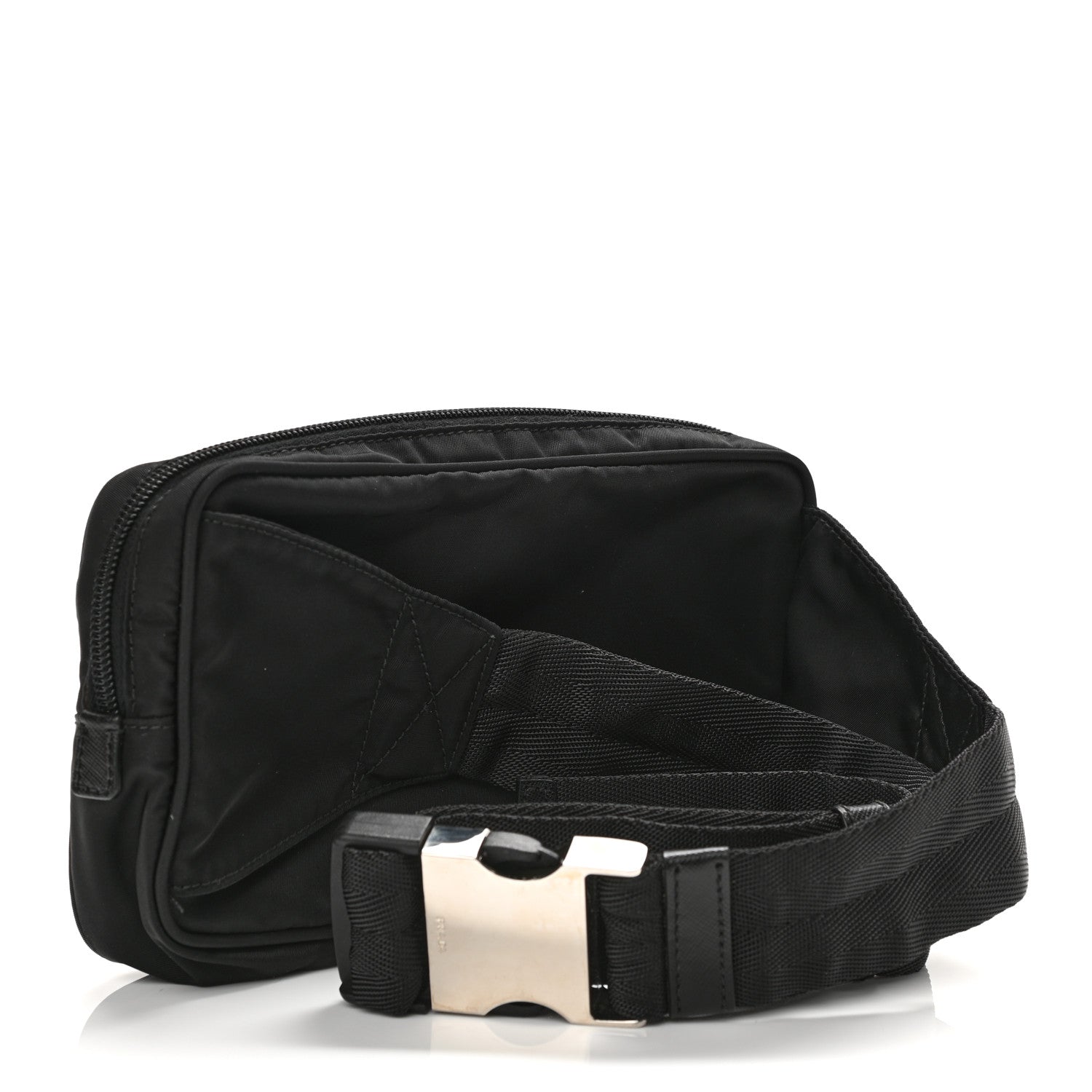 Prada Tessuto Nylon Belt Bag Black 4 of 11