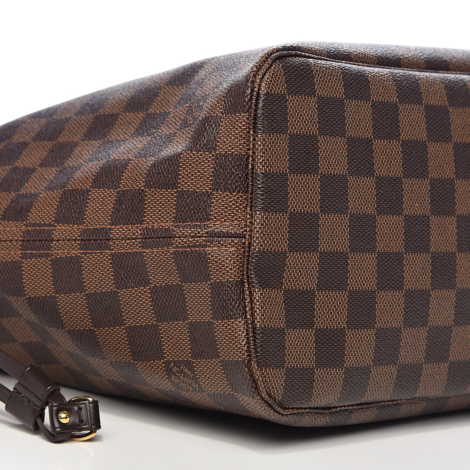 Louis Vuitton Damier Ebene Neo Neverfull MM Rose Ballerine 14 of 16