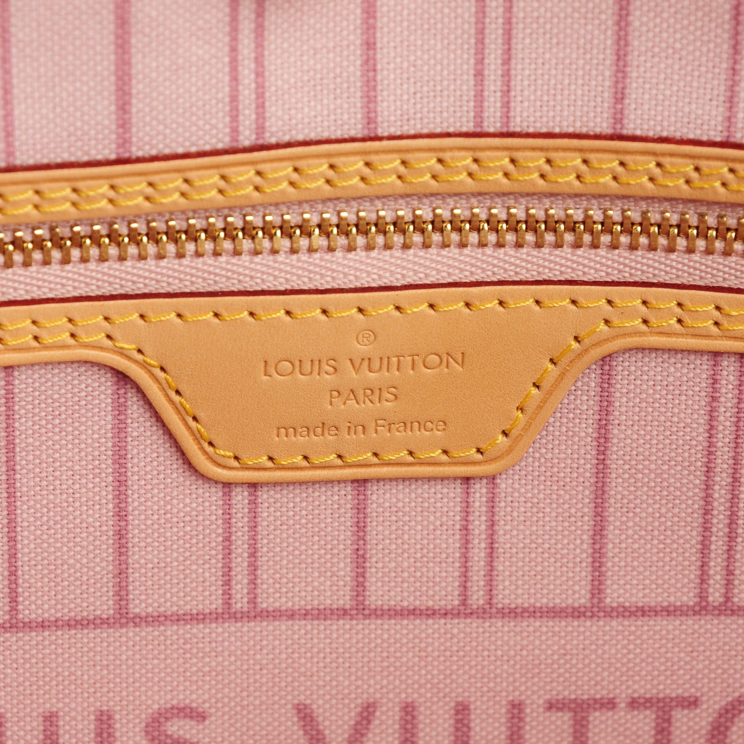 Louis Vuitton Monogram Capri V Neverfull MM Rose Ballerine 6 of 7