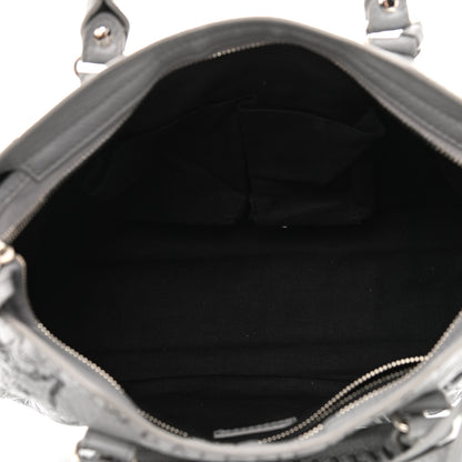 Balenciaga Agneau Arena Graffiti All Over Classic Silver Hardware S City Balenciaga Grey Black 5 of 10