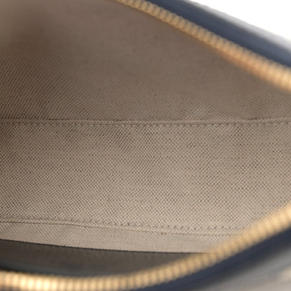 Gucci GG Supreme Monogram Textured Dollar Calfskin Web Small Ophidia GG Handbag Beige Blue 5 of 11