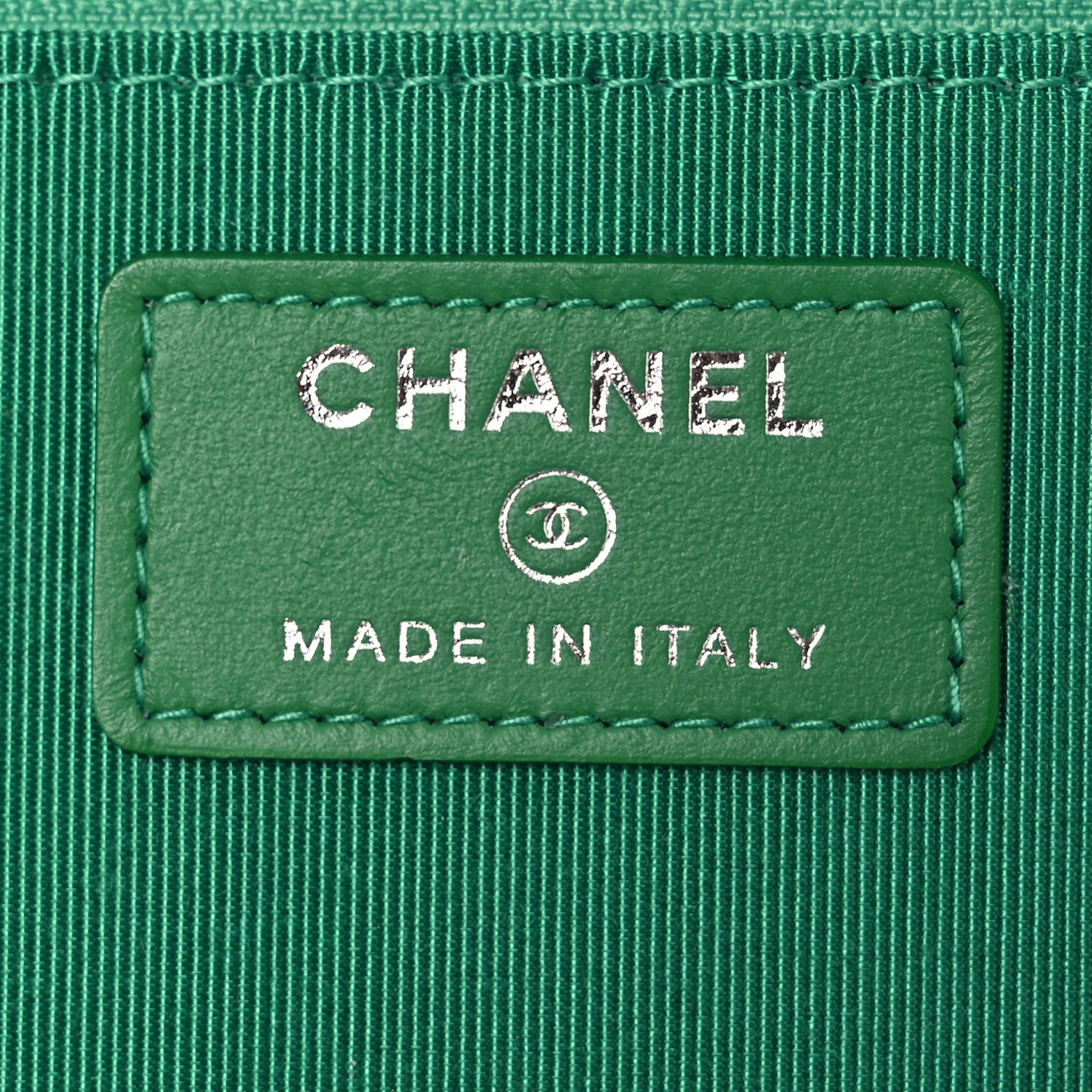 Tweed Fringe Wallet On Chain WOC Black Green