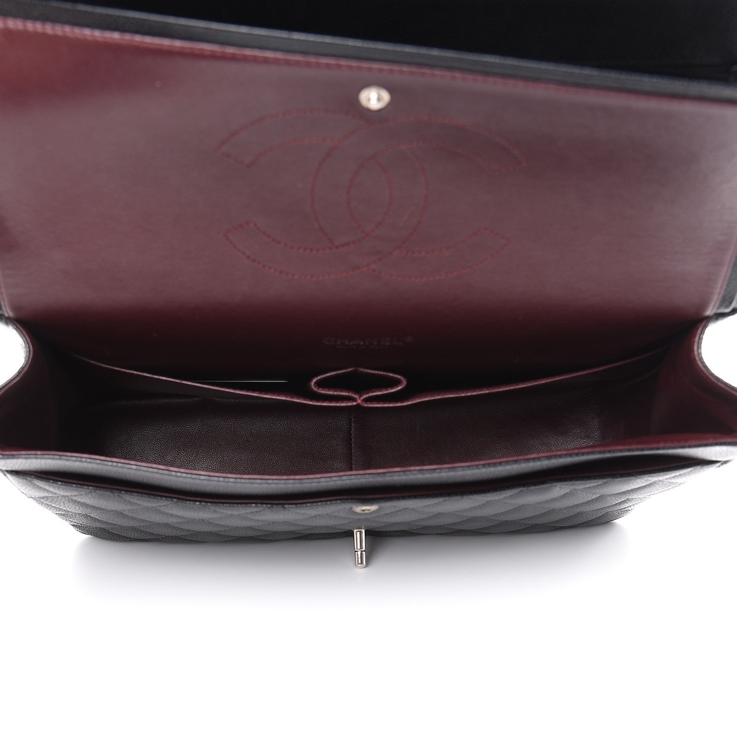 Chanel Caviar Quilted Maxi Double Flap Black 5 of 12