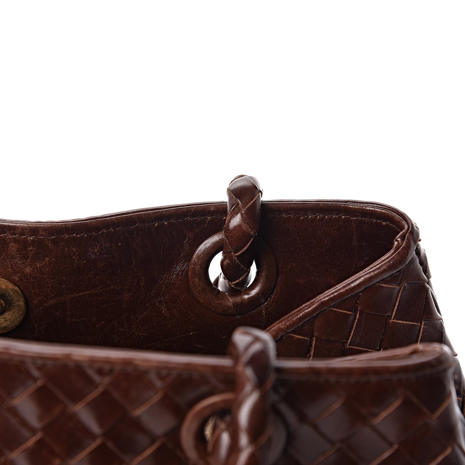Bottega Veneta Nappa Intrecciato Woven Tote Ebano 18 of 24