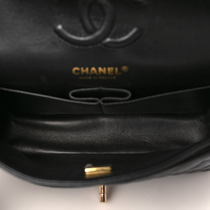 Chanel Lambskin Quilted Small Double Flap Black 4 of 8