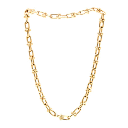 Tiffany 18K Yellow Gold Medium HardWear Link Necklace 3 of 6