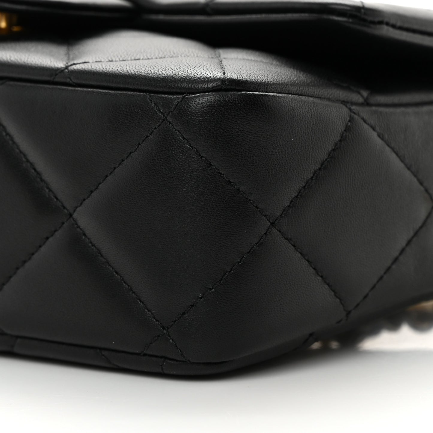 Lambskin Quilted Mini My Perfect Flap Black