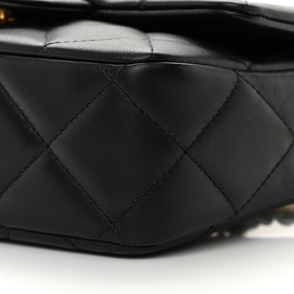 Chanel Lambskin Quilted Mini My Perfect Flap Black 10 of 15