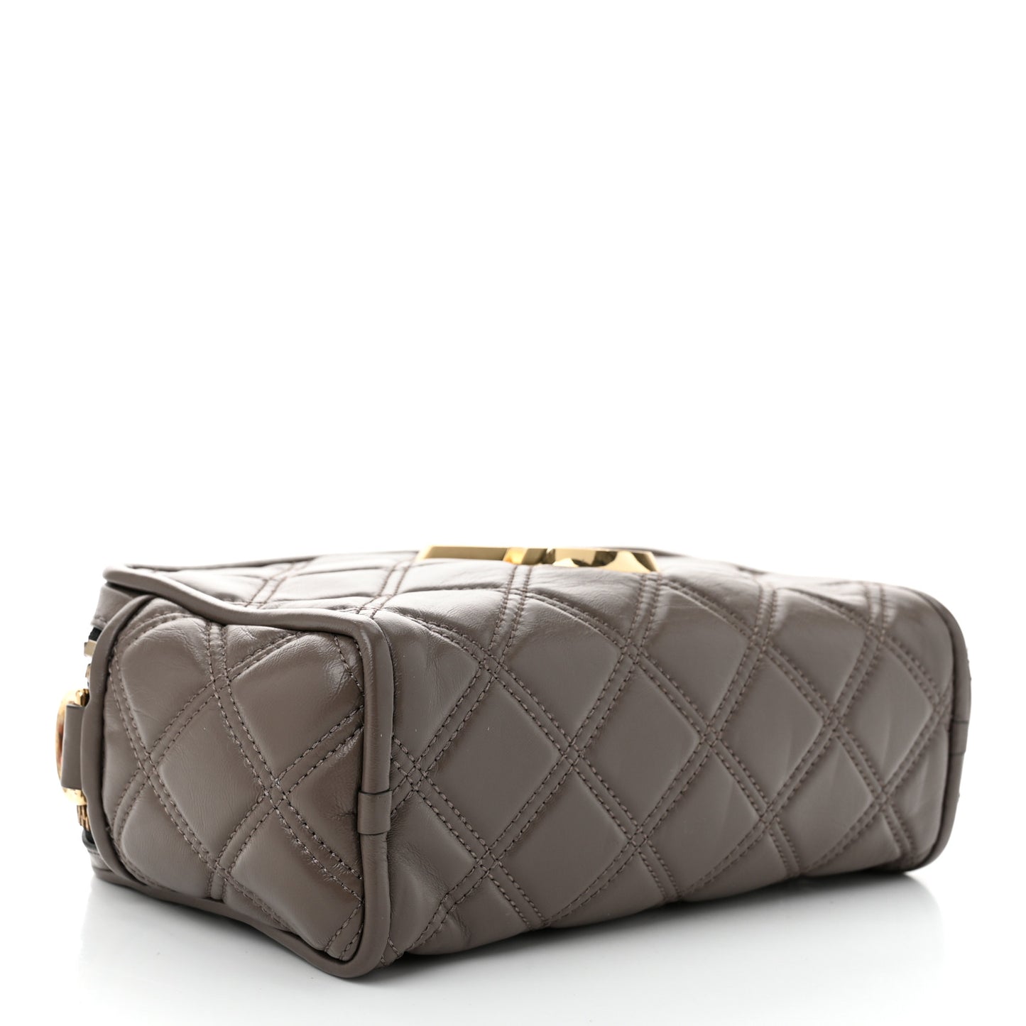 Calfskin Quilted The Softshot 21 Bag Loam Soil