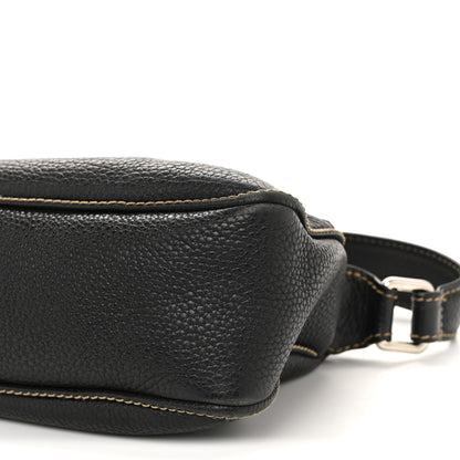 Chanel Grained Calfskin Tassel Shoulder Bag Black 10 of 14