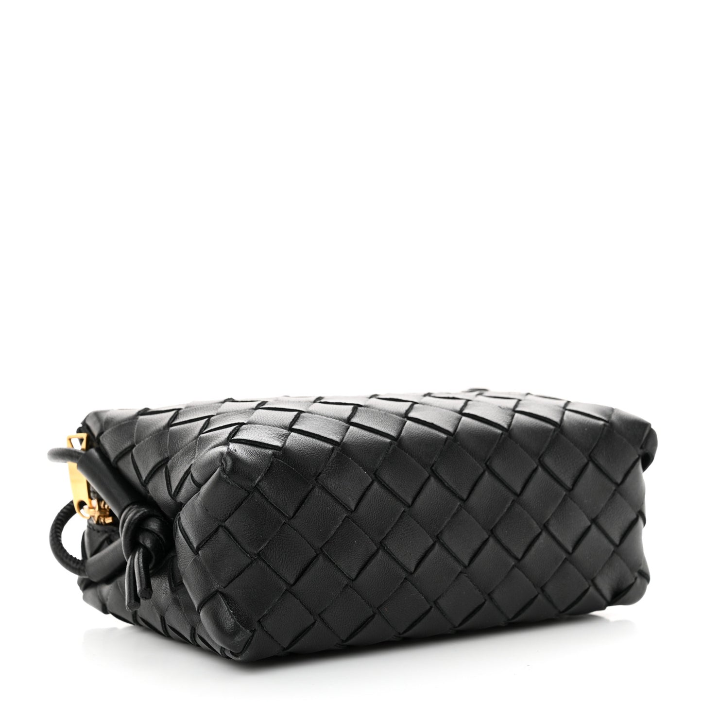 Nappa Intrecciato Mini Loop Camera Bag Black