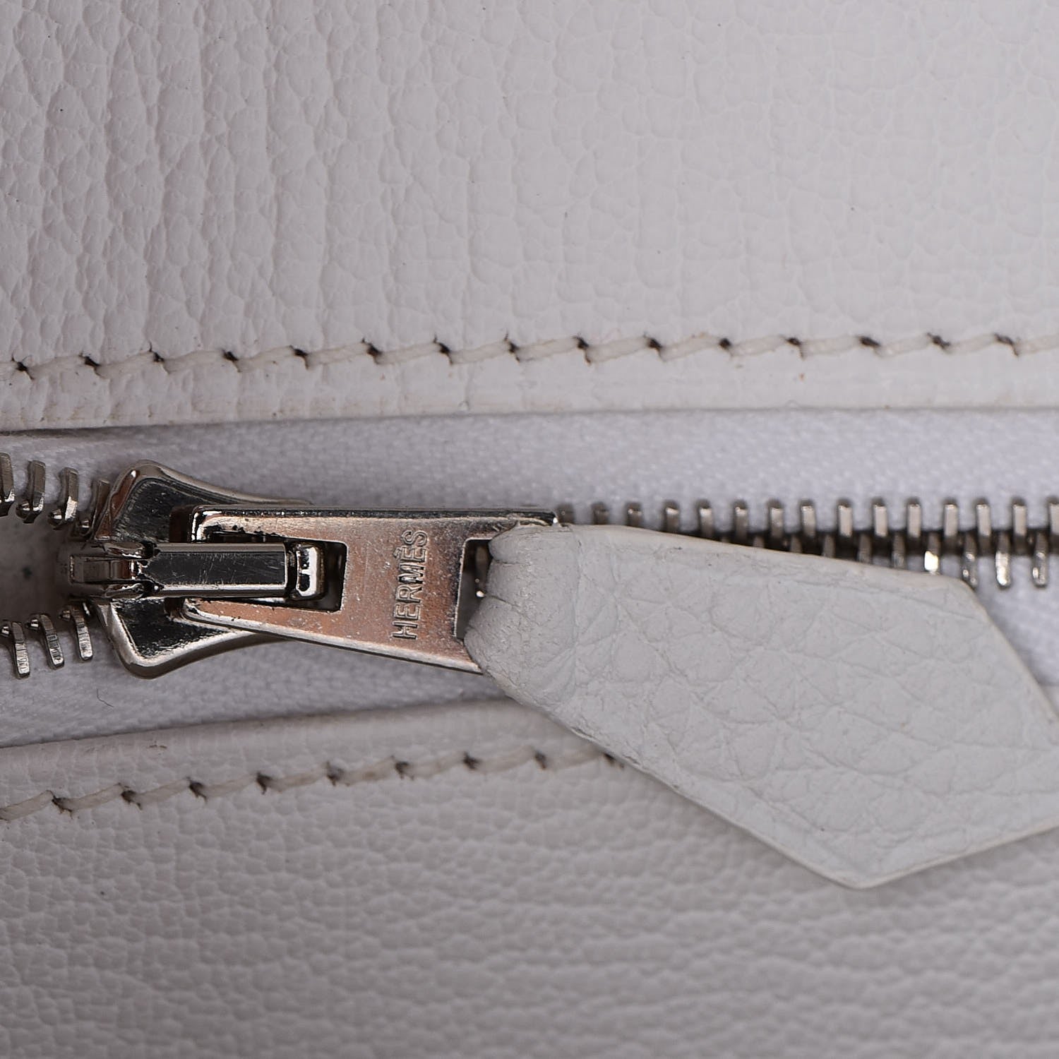 Hermes Taurillon Clemence Birkin 35 White 11 of 33