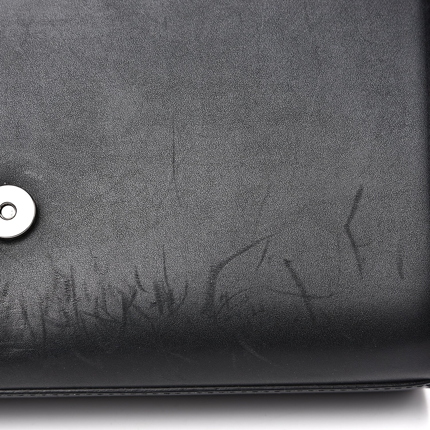Saint Laurent Smooth Calfskin Medium Classic Monogram Kate Tassel Satchel Black 14 of 15