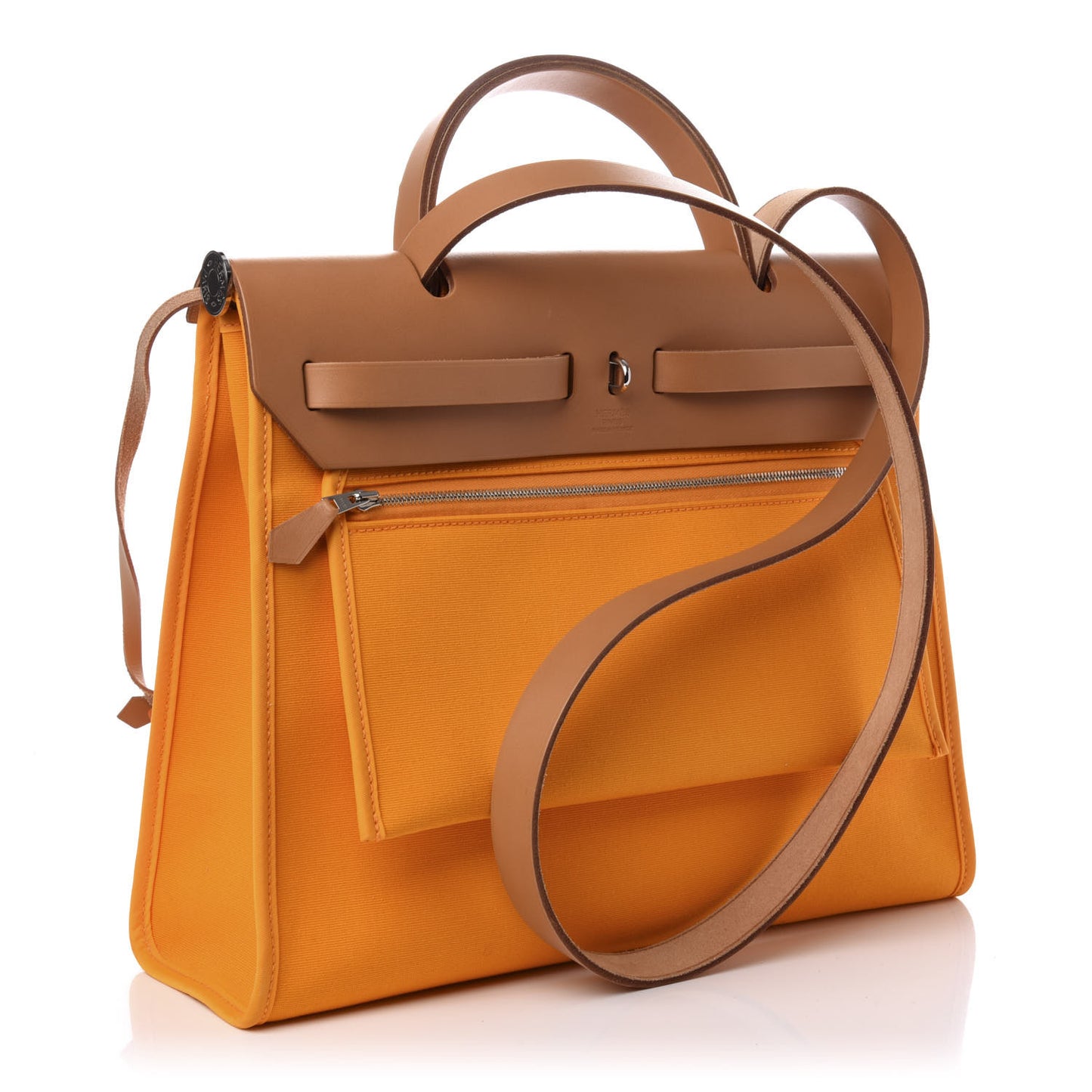 Vache Hunter Toile Herbag Zip 31 PM Jaune D'or