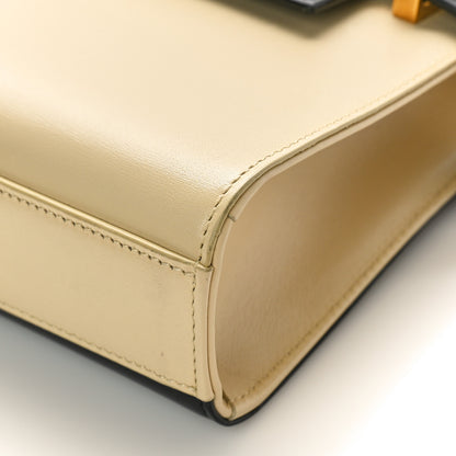 Saint Laurent Smooth Calfskin Manhattan Shoulder Bag Black Beige 8 of 8