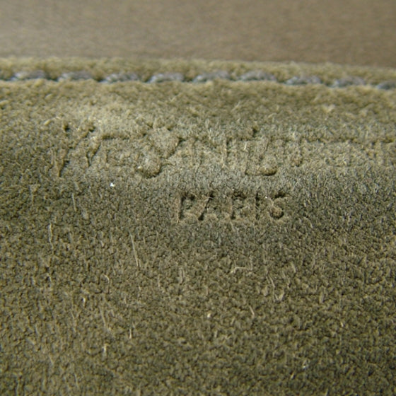 Suede Leather Stud Flap