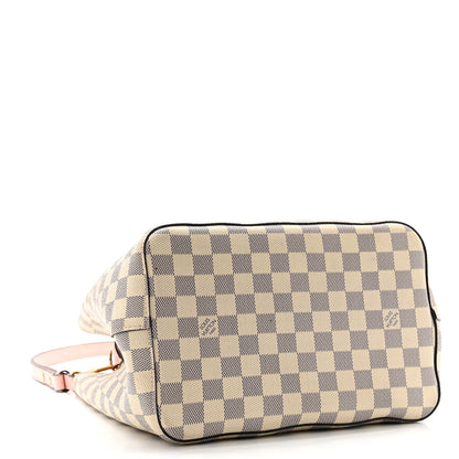 Louis Vuitton Damier Azur Neonoe MM Eau De Rose 4 of 12