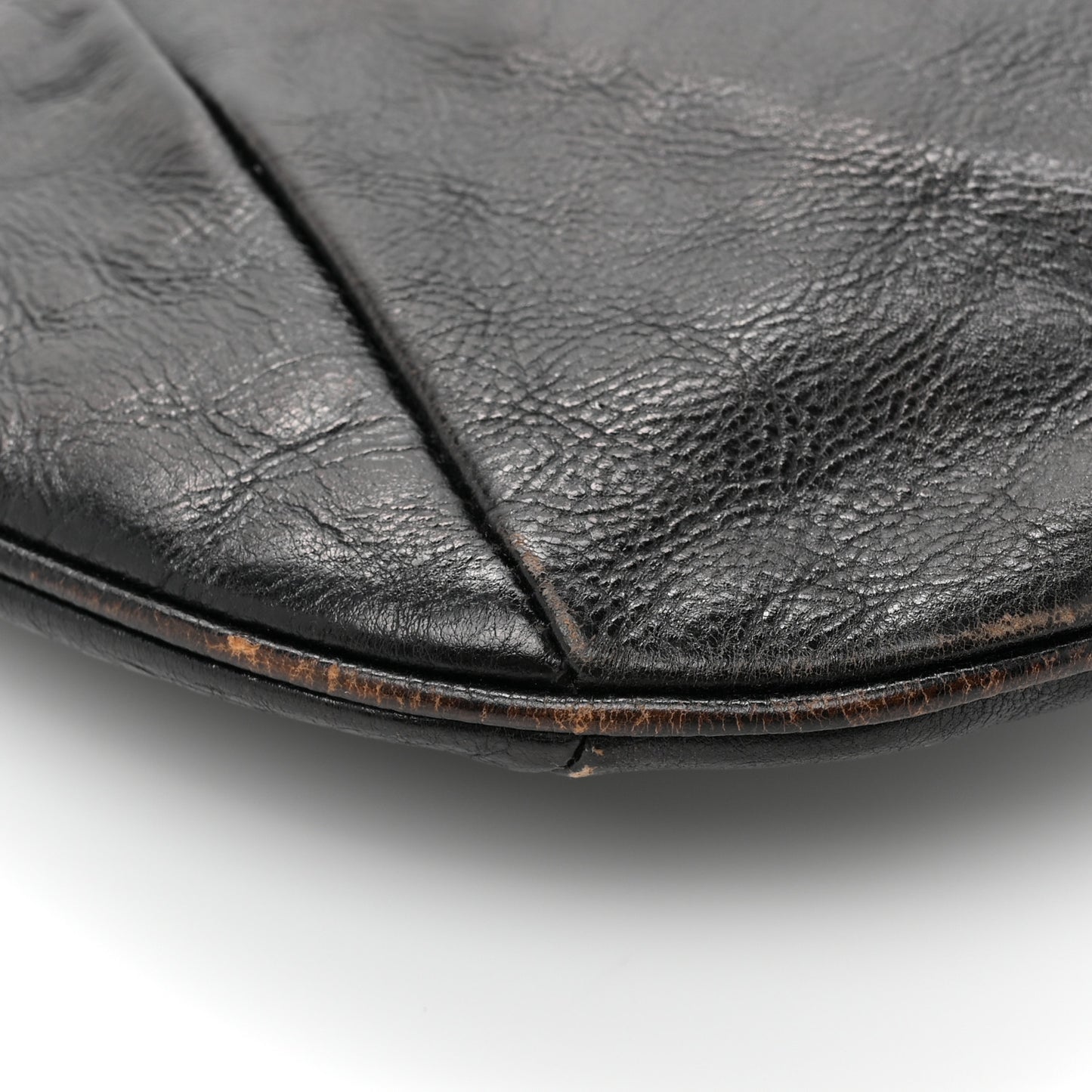 Buffalo Horn Medium Mombasa Hobo Black