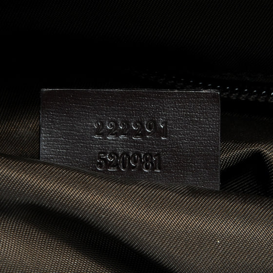 GG Supreme Monogram Large Interlocking G Flap Messenger Bag Beige Dark Brown